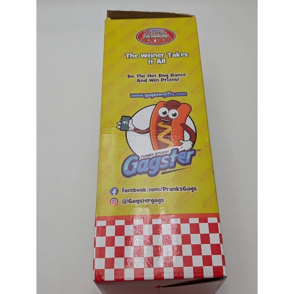 Dancing Hot Dog Toy - Sings, Yodels,‎ Jokes - Fun Decor for Kids  Adults Working